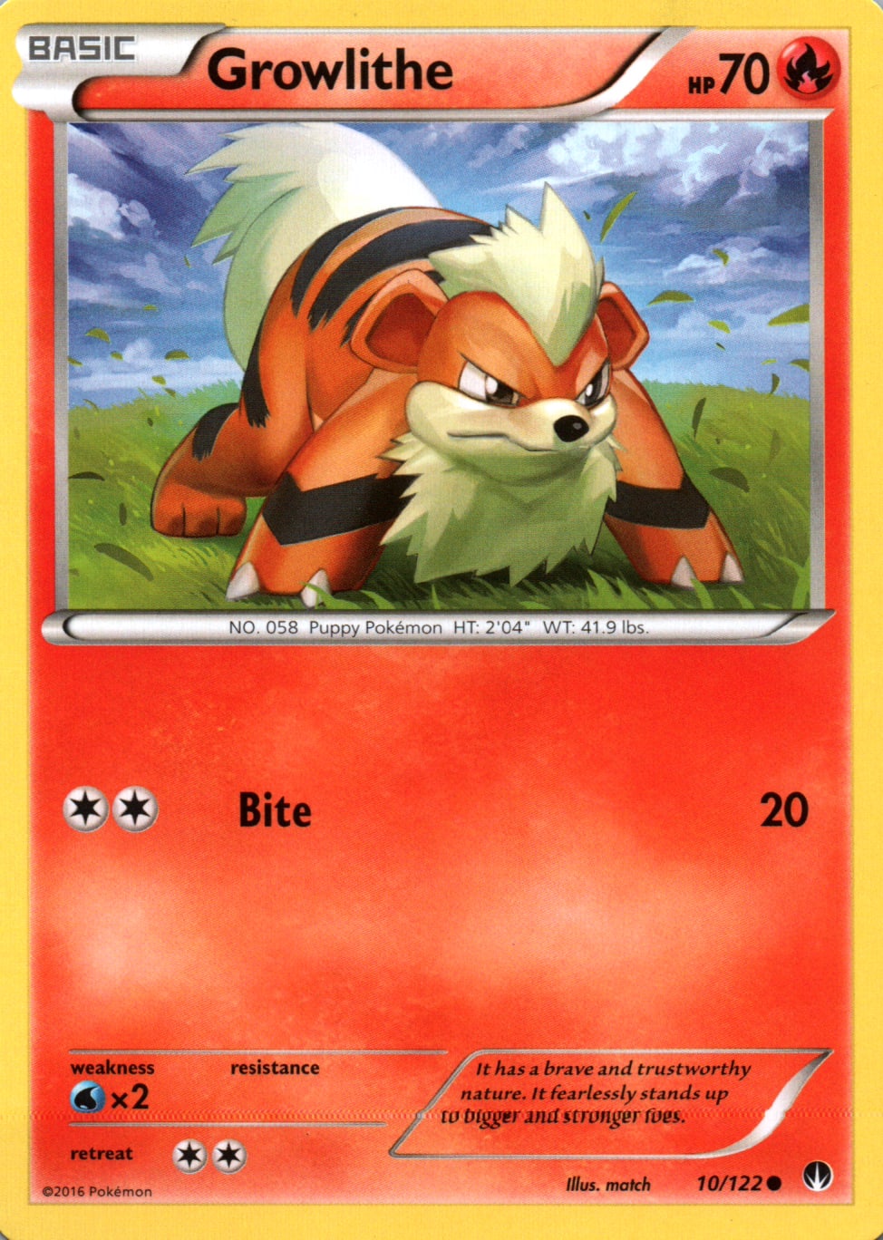 Growlithe - BREAKpoint - 10 - Front