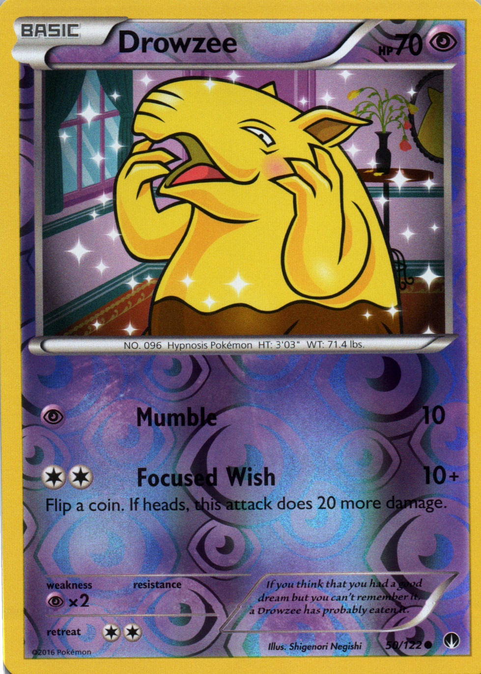 Drowzee - BREAKpoint - 50 - Front