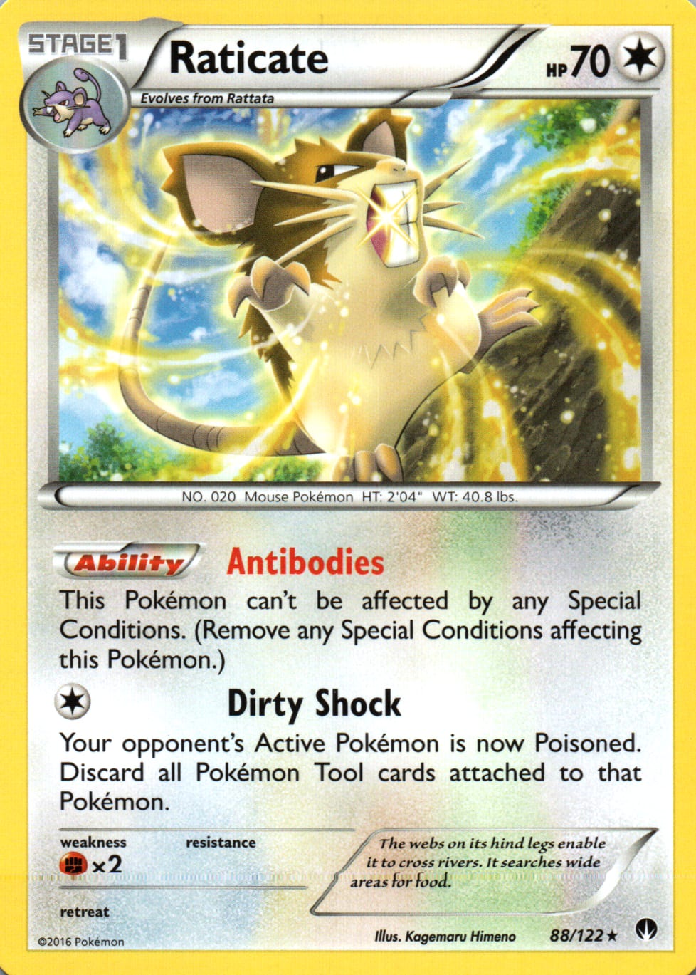 Raticate - BREAKpoint - 88 - Front