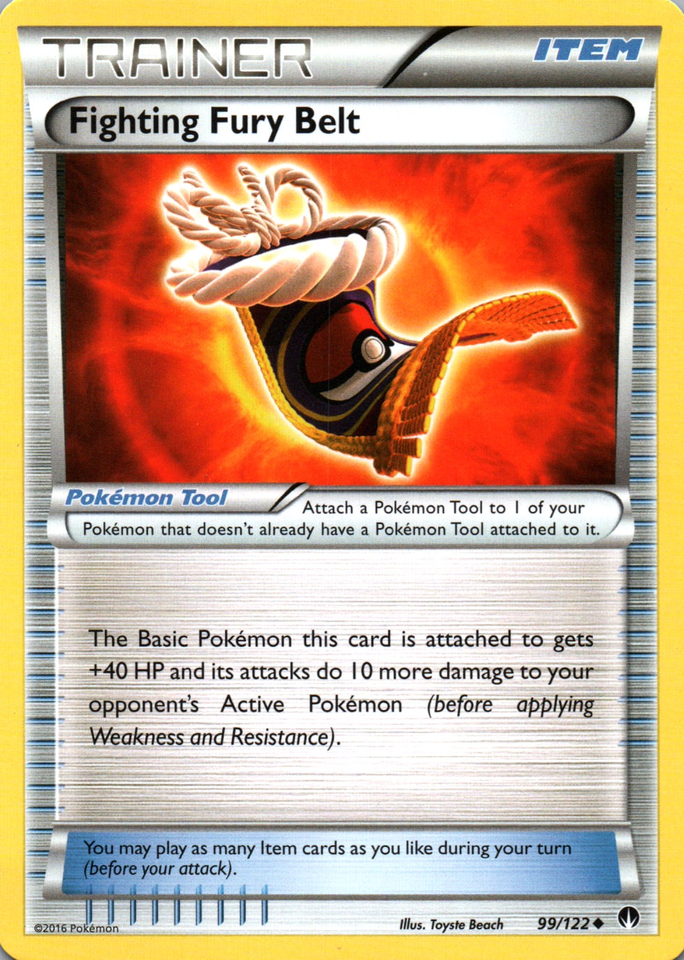 Fighting Fury Belt - BREAKpoint - 99 - Front