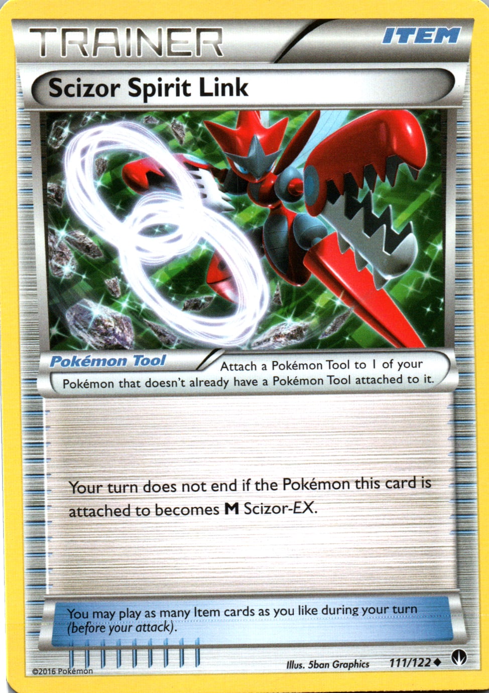 Scizor Spirit Link - BREAKpoint - 111 - Front