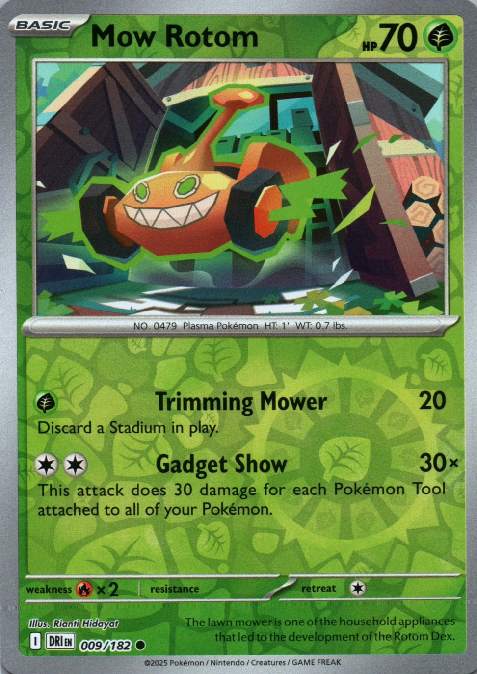 Mow Rotom - Destined Rivals - 009 - Front