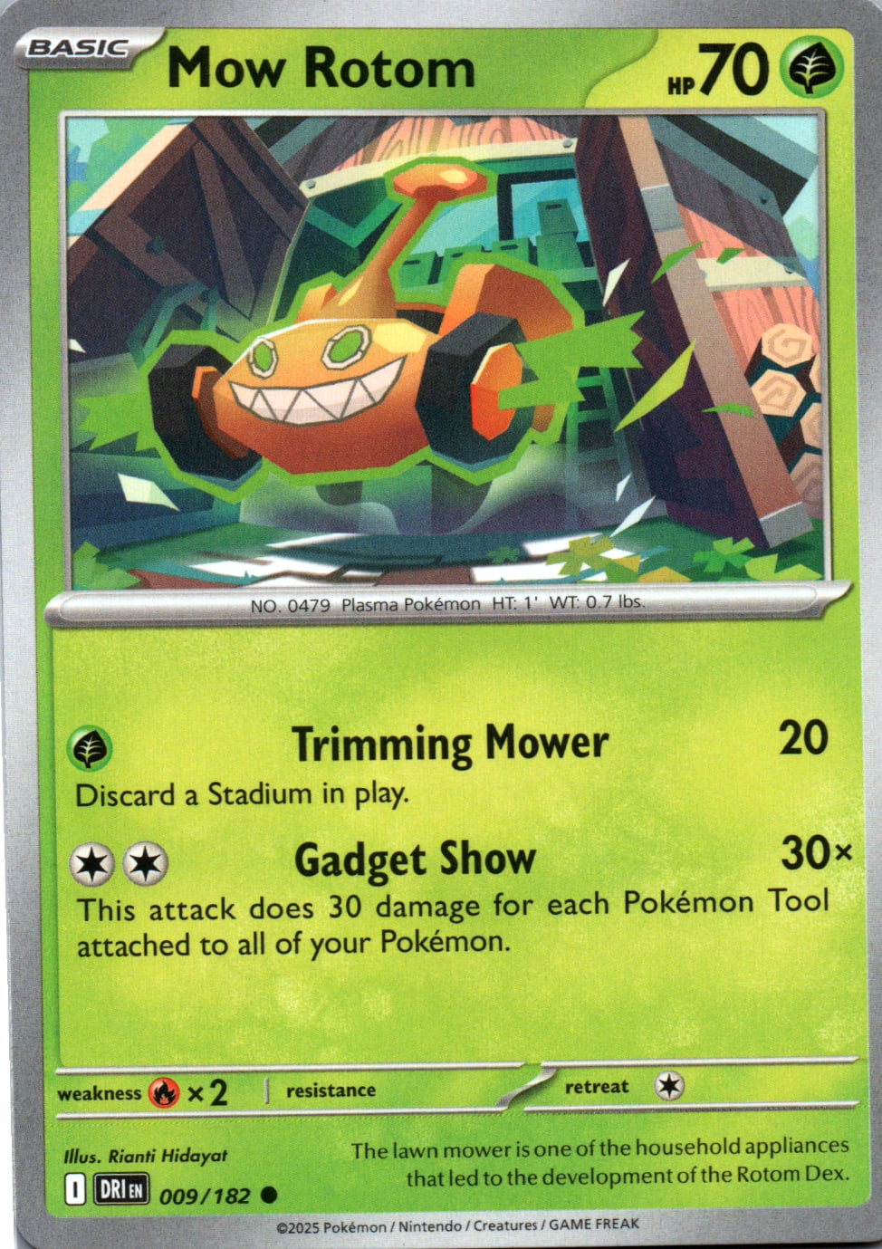 Mow Rotom - Destined Rivals - 009 - Front