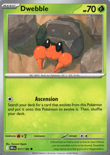 Dwebble - Destined Rivals - 011 - Front
