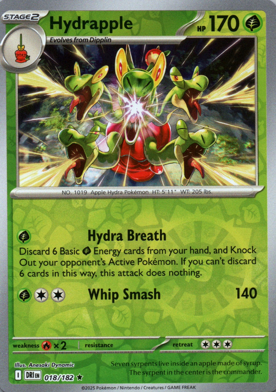 Hydrapple - Destined Rivals - 018 - Front