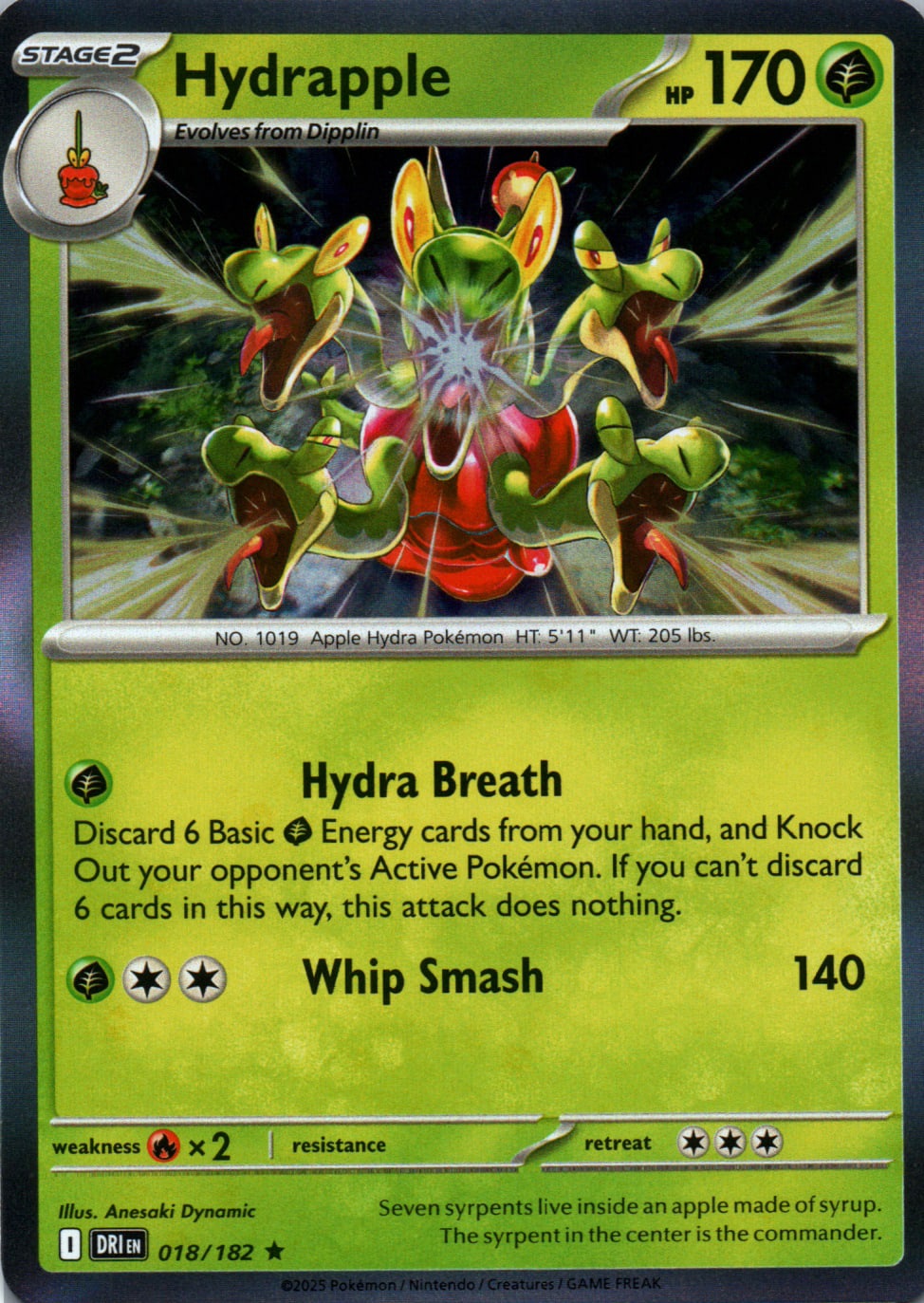Hydrapple - Destined Rivals - 018 - Front