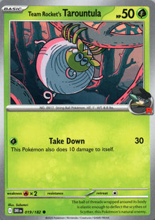 Team Rocket's Tarountula - Destined Rivals - 019 - Front