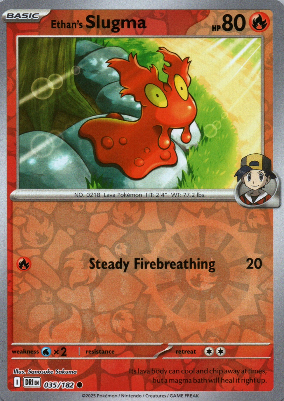 Ethan's Slugma - Destined Rivals - 035 - Front
