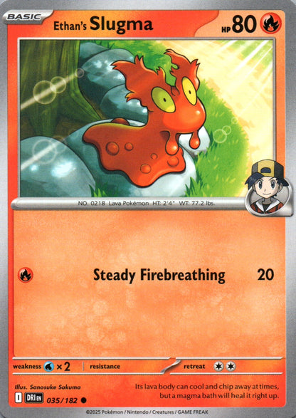 Ethan's Slugma - Destined Rivals - 035 - Front