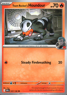 Team Rocket's Houndour - Destined Rivals - 037 - Front