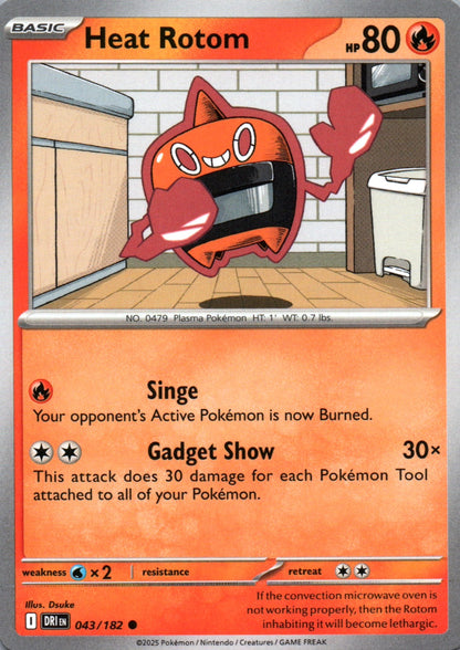Heat Rotom - Destined Rivals - 043 - Front