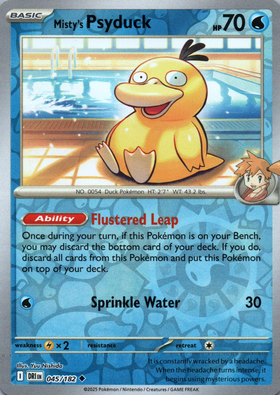 Misty's Psyduck - Destined Rivals - 045 - Front