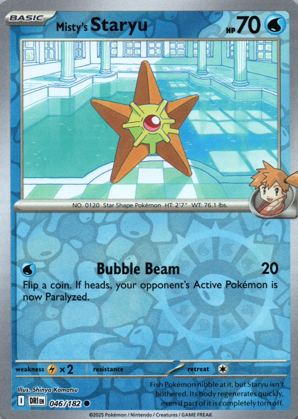 Misty's Staryu - Destined Rivals - 046 - Front