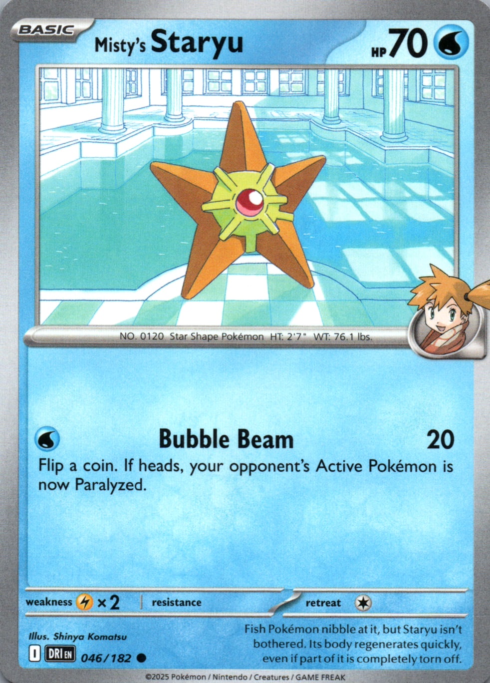 Misty's Staryu - Destined Rivals - 046 - Front