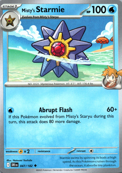Misty's Starmie - Destined Rivals - 047 - Front