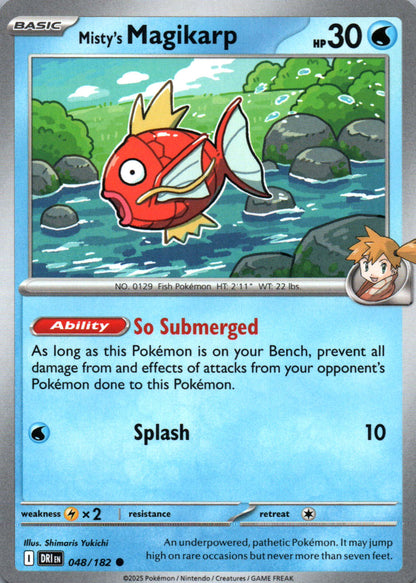 Misty's Magikarp - Destined Rivals - 048 - Front