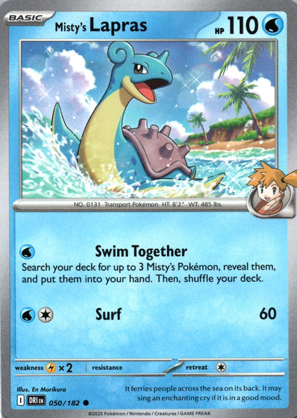 Misty's Lapras - Destined Rivals - 050 - Front