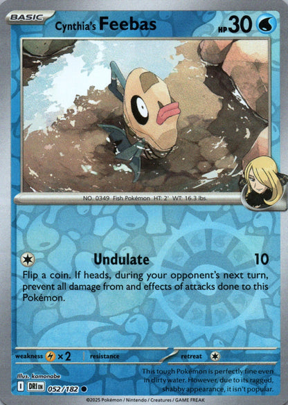 Cynthia's Feebas - Destined Rivals - 052 - Front