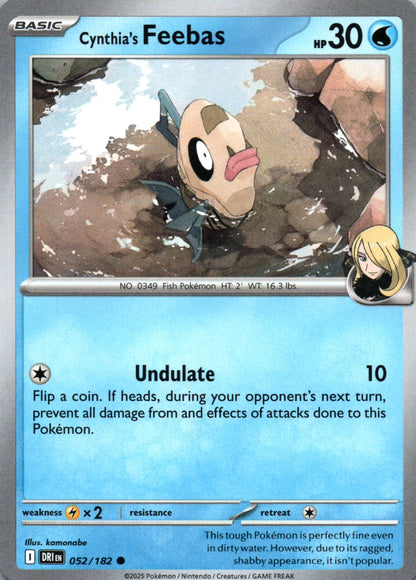 Cynthia's Feebas - Destined Rivals - 052 - Front