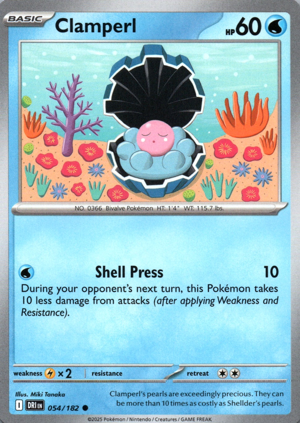 Clamperl - Destined Rivals - 054 - Front