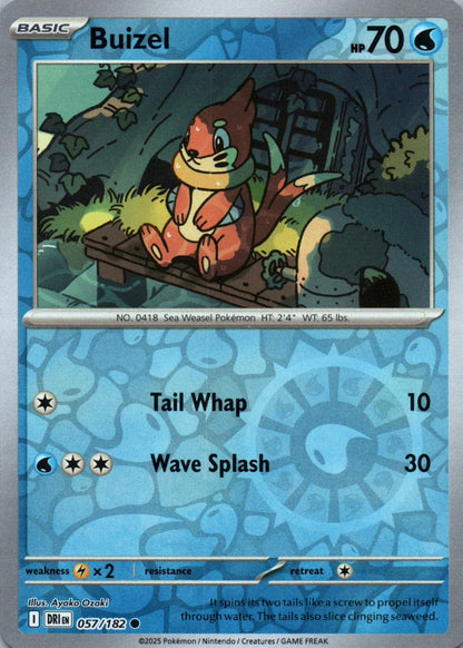 Buizel - Destined Rivals - 057 - Front