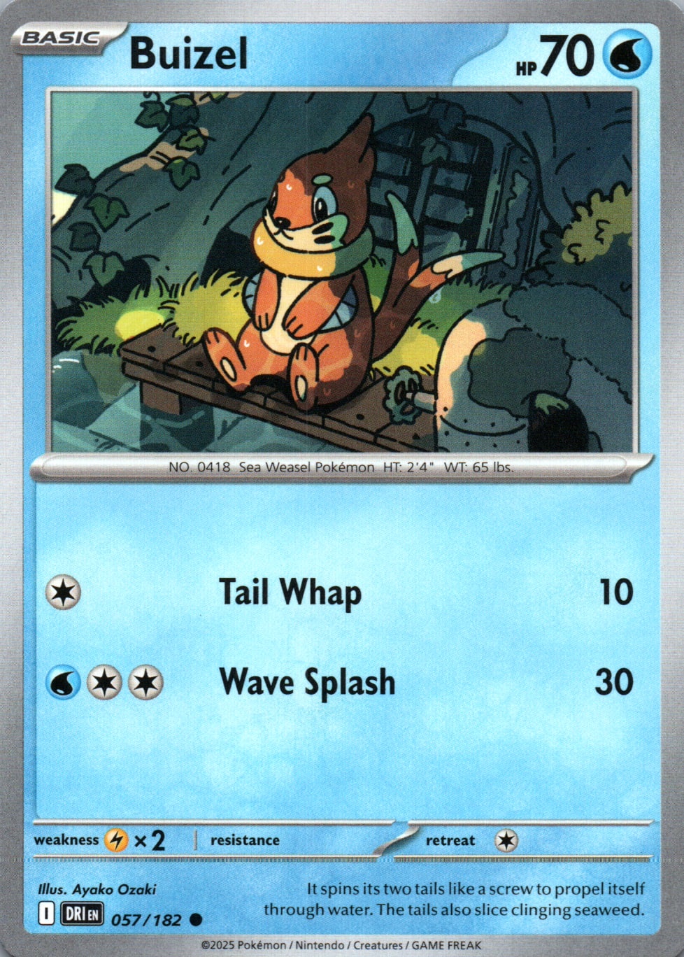 Buizel - Destined Rivals - 057 - Front