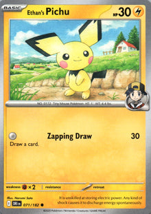 Ethan's Pichu - Destined Rivals - 071 - Front