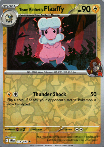 Team Rocket's Flaaffy - Destined Rivals - 073 - Front