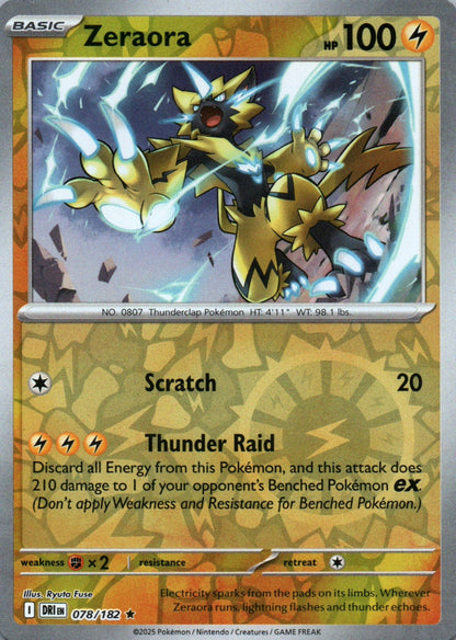 Zeraora - Destined Rivals - 078 - Front