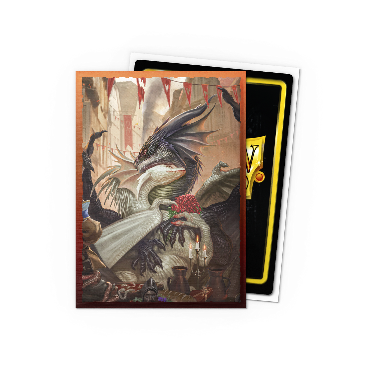Dragon Shield Brushed Art Sleeves: Limited Edition - Valentine Dragons 2021