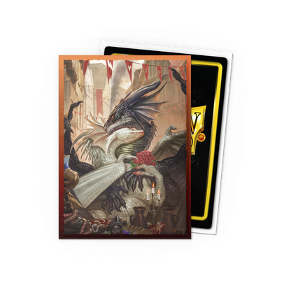 Dragon Shield Brushed Art Sleeves: Limited Edition - Valentine Dragons 2021